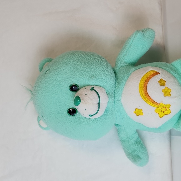 Care Bears Wish Bear Plush Toy Stuffed Animal Green 2005 - Picture 2 of 11
